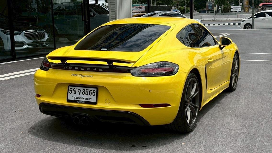 2017 PORSCHE 718 CAYMAN 2.0 Turbo สีเหลือง เลขไมล์เพียง 37,XXX KM รูปที่ 5