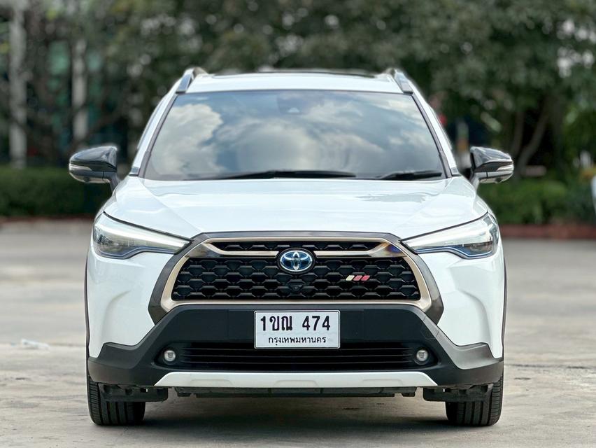 รหัสรถ PAT474 Toyota Corolla Cross 1.8Hybrid Premium Safety  สีขาว ปี2020 18