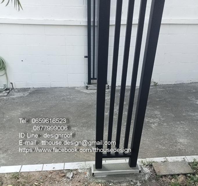 รับเหมา ต่อเติม โครงหลังคากันสาด ต่อเติมห้องครัว เทพื้นปูกระเบื้อง Line dddesign23 11