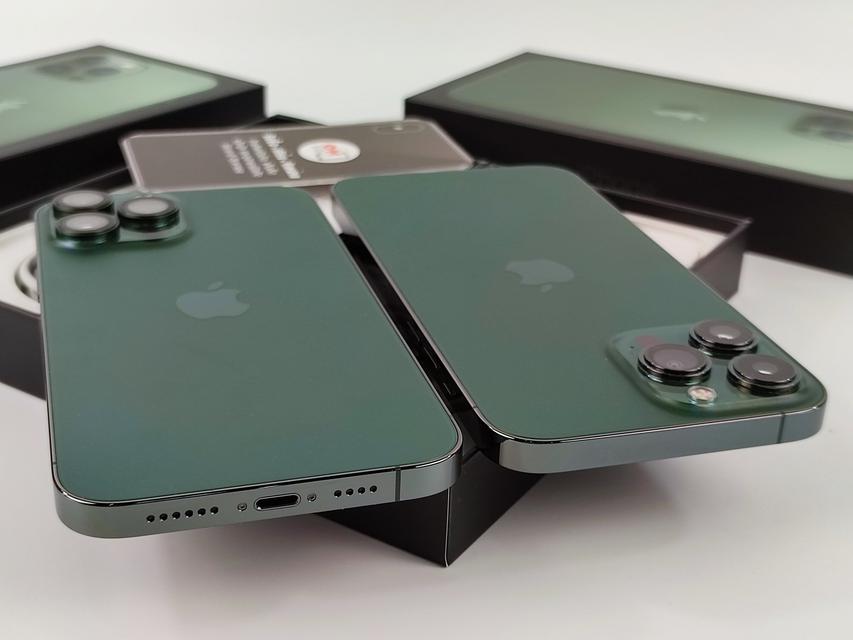 ขาย/แลก iPhone13 Pro Max 256GB Alpine Green ศูนย์ไทย ประกันศูนย์ยาว สวยมาก แท้ ครบยกกล่อง เพียง 41,900 บาท 4