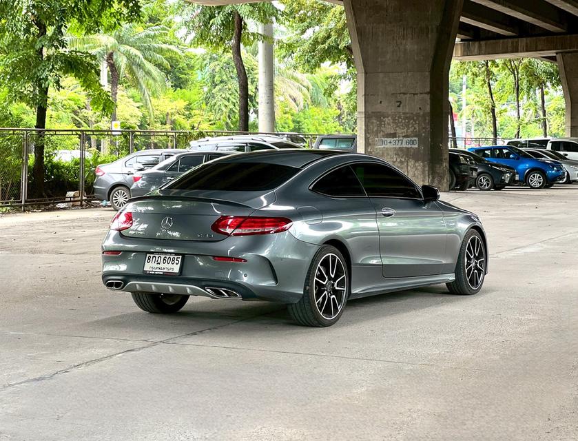 ขายรถ Benz AMG C43 4MATIC Coupe W205 ปี 2019 สีเทา เกียร์ออโต้