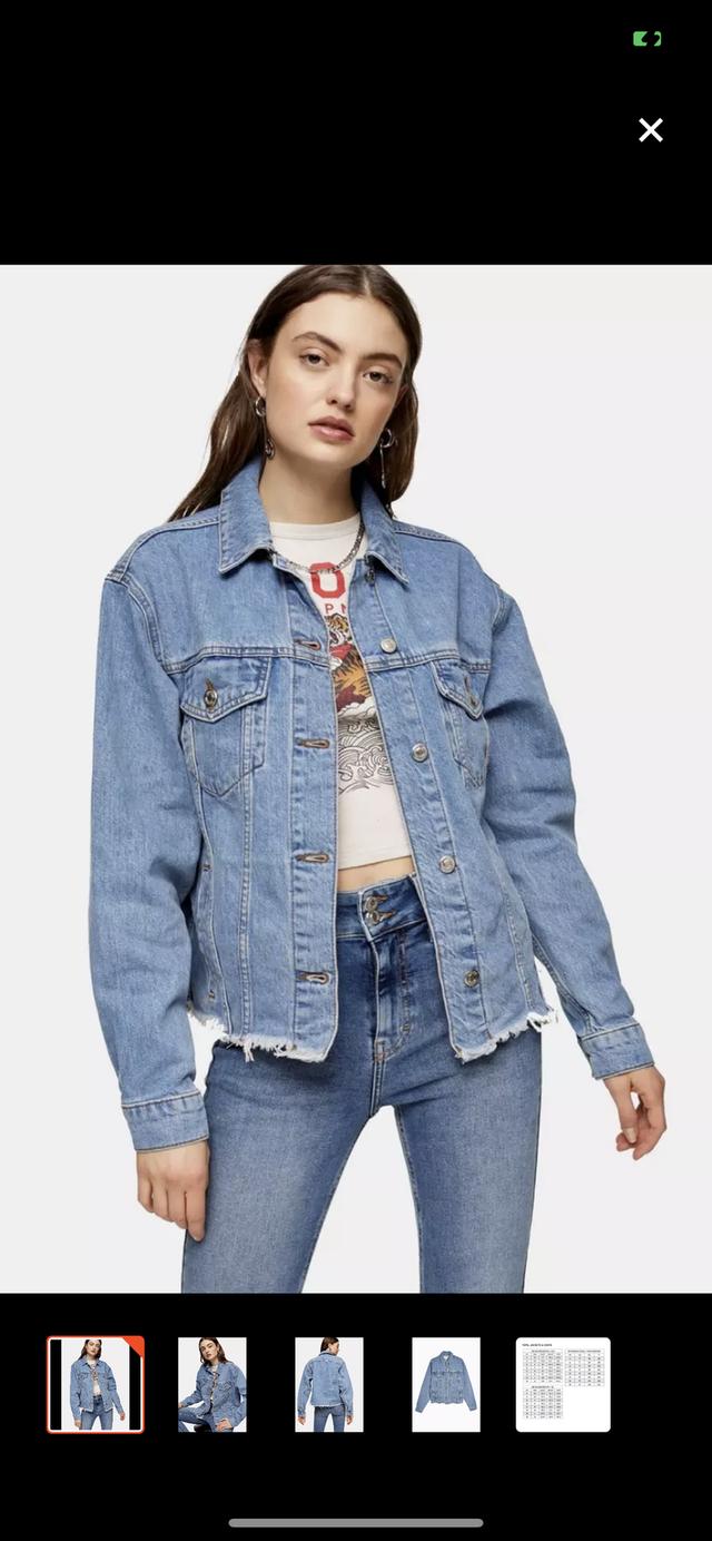 เสื้อแจ็คเกตยีนส์ Topshop แท้💯