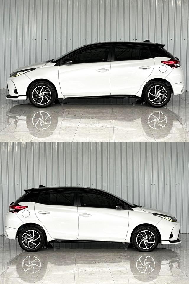 ⭐รถบ้าน วิ่งน้อย สภาพดี ไม่มีน้ำท่วม ⭐Toyota Yaris1.2 Sport Premium หลังคาดำทูโทน รูปที่ 6