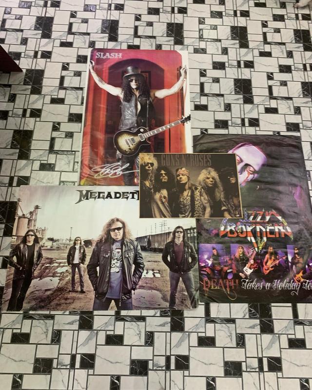 ชุดโปสเตอร์ วงRock 4 ใบ 2