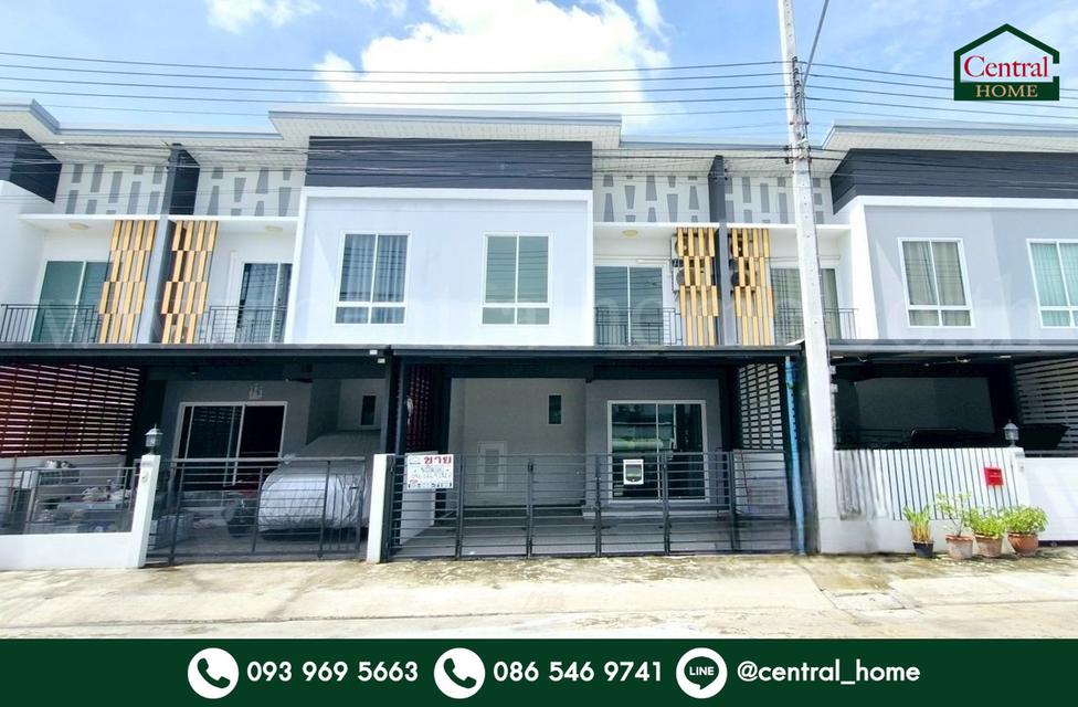 ทาวน์โฮม เพอร์เฟค โซน รังสิต - คลองสาม หน้าบ้านติดสวน  1