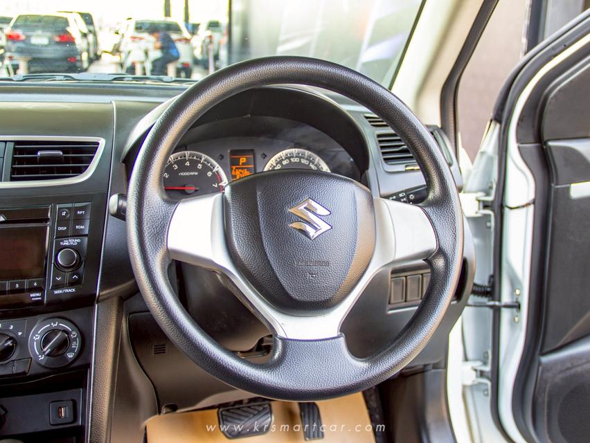 ขายรถยนต์มือสอง Suzuki Swift 1.2GL AT สีขาว ปี2014 จด 2015 รูปที่ 11