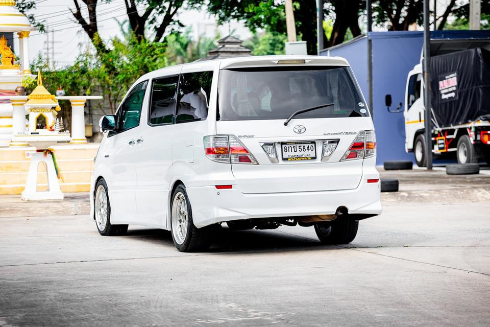 #TOYOTA #ALPHARD 2.4 HYBRID ปี 2007 สีขาวรถครอบครัว 7 ที่นั่ง สวยหรู นั่งสบาย พร้อมใช้งาน✅ รถบ้าน รูปที่ 3