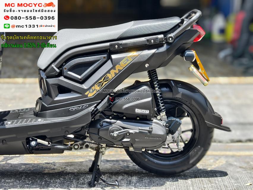 Zoomer x 2022 วิ่ง2000โล รถบ้านแท้ไม่ใช่รถประมูล เครื่งท่อเดิมชุดสีสวย มีเล่มชุดโอนครบ No1157 12