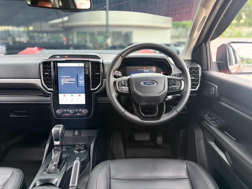 2023 FORD RANGER, 2.0 SPORT 4WDโฉม HI-RIDER DOUBLE CAB เกียร์ออโต้ สีส้ม รูปที่ 9