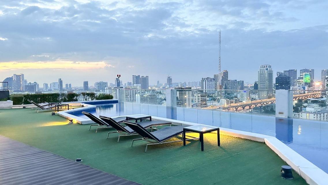 Condo Fuse Miti Sutthisan-Ratchada ใกล้ MRT สุทธิสาร 34.6 ตารางเมตร 1 ห้องนอน ชั้น8 เฟอร์บิ้วท์อินสุดหรู ตกแต่งตามรูป 9
