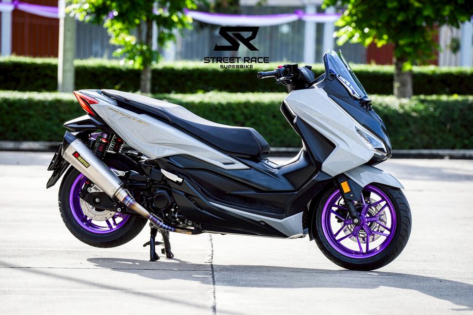 2023 Honda forza350 ปี 2023 สีเทา ล้อม่วงหล่อตาแตก!