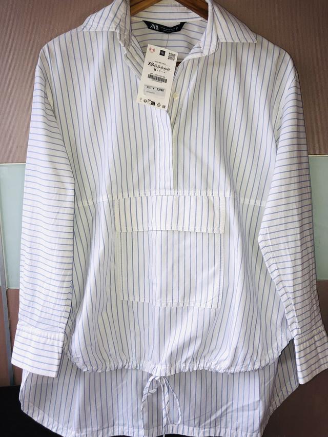 เสื้อ ZARA แท้ 💯 ใหม่ป้ายห้อย ฟรีไซร้🌟