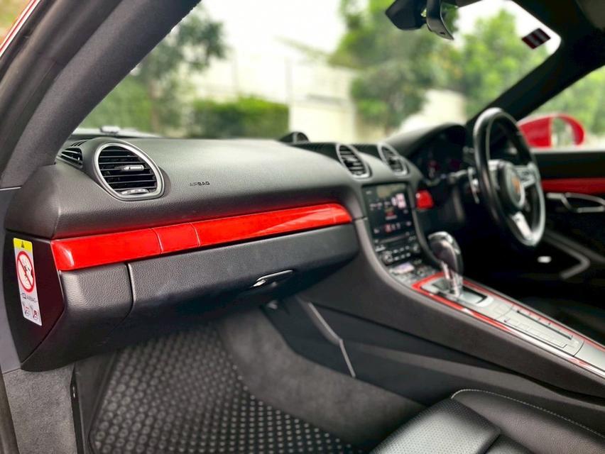 Porsche 718 Cayman สี Lava orange ปี 2016 จด 2017  16
