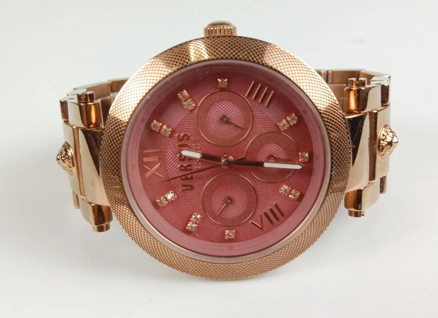 18.Versace Analog Purple Dial Women's Watch - SCA06 0016 ระบบ Quartz อปก.กล่องแทน