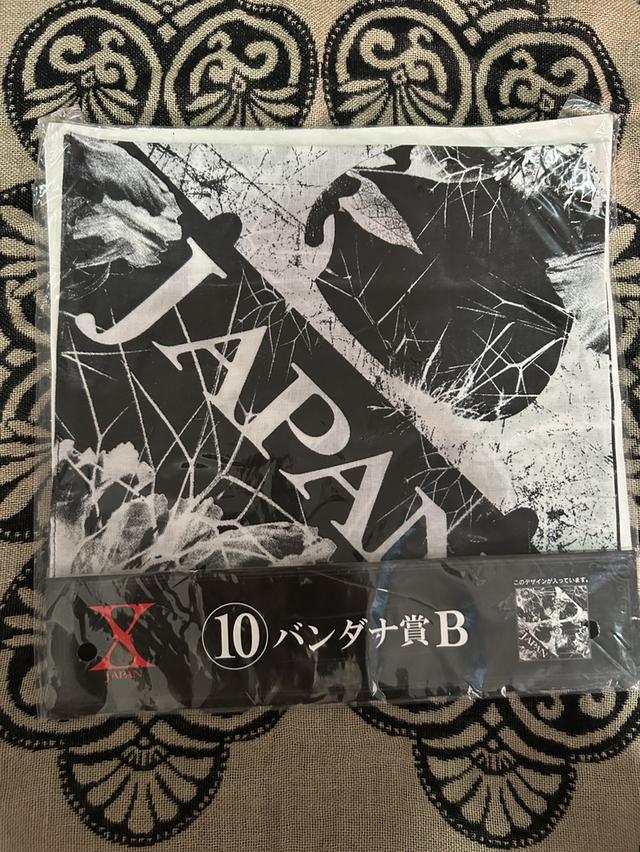 [ขาย] ผ้าพันคอ X Japan Bandana Prize B (งานจับสลาก Kuji แท้จากญี่ปุ่น)