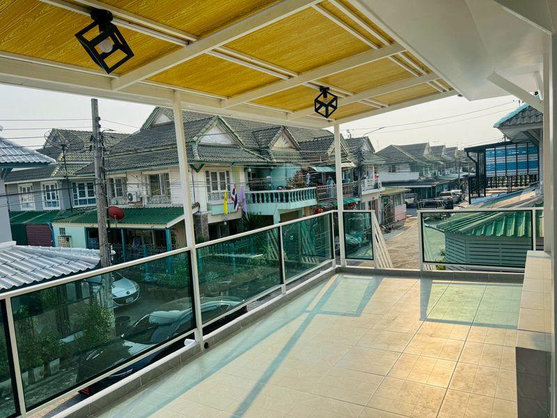 หมู่บ้านพฤกษา14B วัดลาดปลาดุก บางบัวทองทาวน์เฮาส์ 2 ชั้น หลังมุม 18