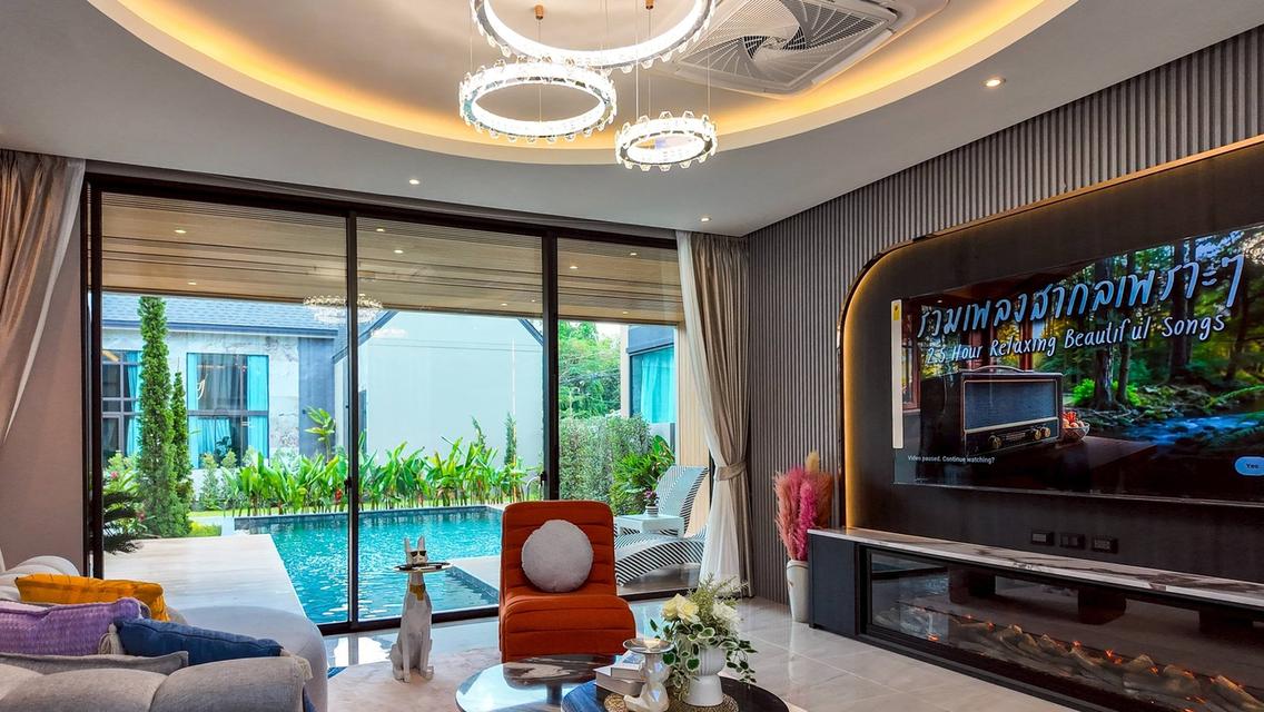 ขายบ้าน Pool Villa โซนมาบประชัน 126 ตารางวา 752 ตารางเมตร 5 ห้องนอน 7 ห้องน้ำ ดีไซน์หรู ทันสมัย 7