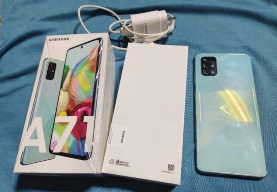 Samsung Galaxy A71 มือ 2 อุปกรณ์ครบกล่อง