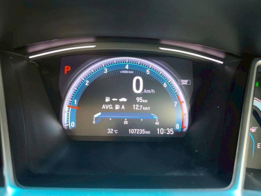 รหัสรถ KPV6552 2019 HONDA CIVIC 1.8 EL Top สุด