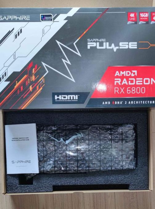 GPU AMD RX 6800 16gb Sapphire Pulse 2