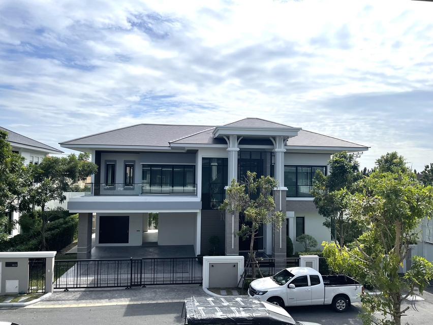 ให้เช่าบ้านเดี่ยวหลังใหญ่  The Pavilla Bangbon  พร้อมสระว่ายน้ำส่วนตัว ตกแต่งพร้อมเข้าอยู่ คฤหาสน์สุดหรูเดอะพาวิลล่า 1