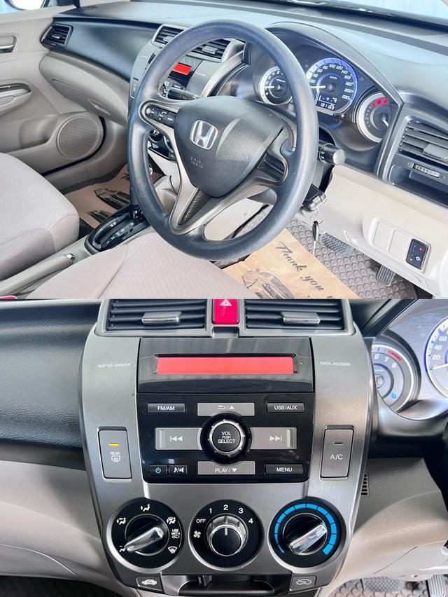 รถมือเดียว สายประหยัด เบนซิน + แก๊สโรงงาน Honda City 1.5V CNG 12