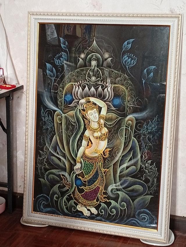 ภาพวาดสี สีอะคริลิค (Acrylic Color)บนผืนผ้าใบ รูปย่อยที่ 2
