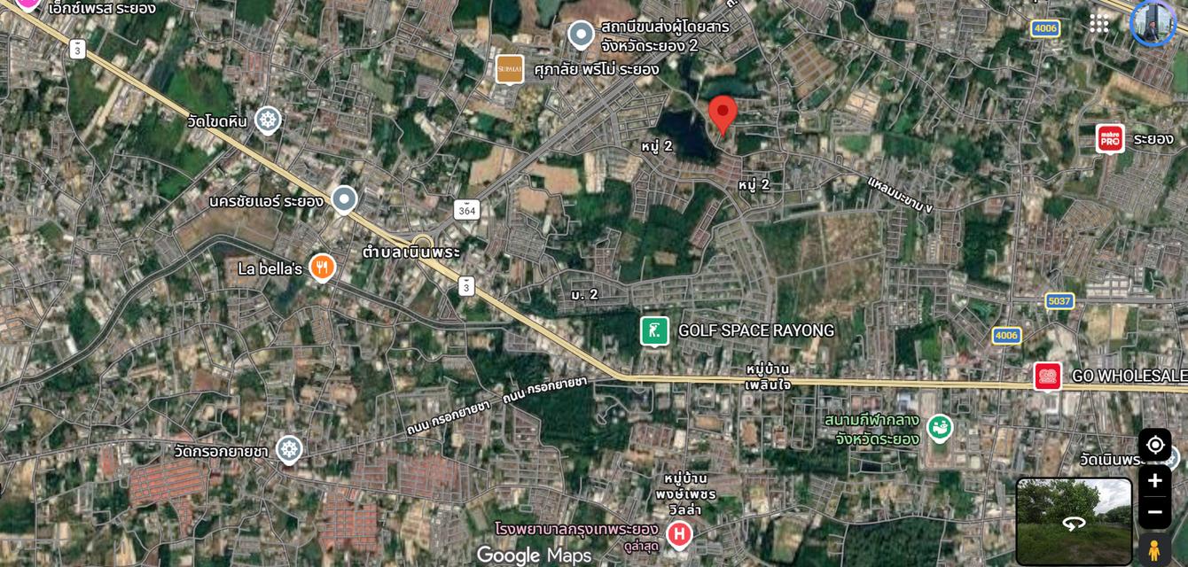 ขายที่ดินถมแล้ว 166 ตร.ว. ทับมา ระยอง ใกล้โกลบอลเฮ้าส์ ไฟฟ้าและประปาผ่านหน้าแปลง 18