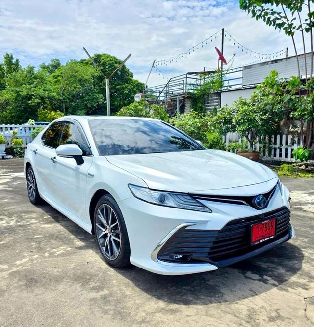 TOYOTA NEW CAMRY 2.5 HEV PREMIUM LUXURY SUNROOF สีขาว ปี 2023 สีขาว ไมล์ 41,000กม. 3