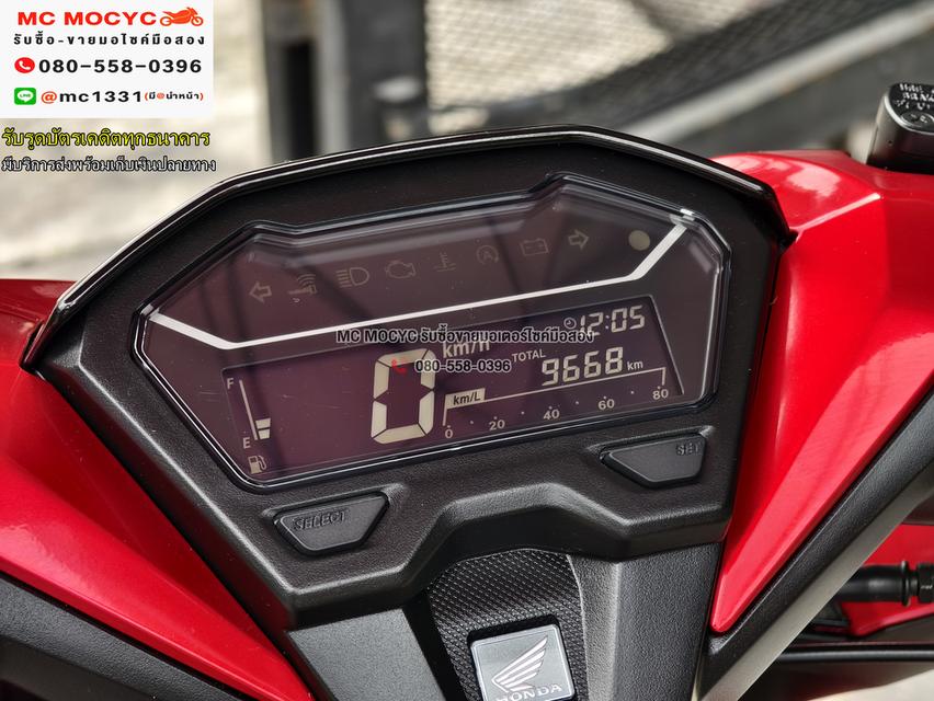 Click 125i 2023 วิ่ง9000โล รุ่นTopกุญแจรีโมทบุคเซอวิสครบ รถบ้านแท้เครื่องท่อเดิมๆ เล่มชุดโอนครบ No1222    6