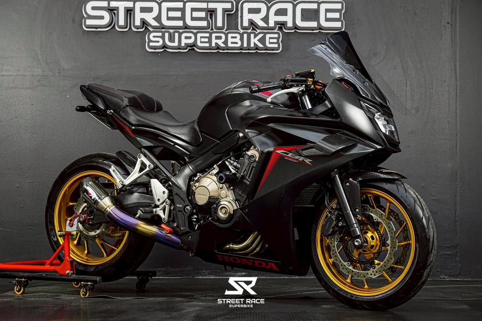 Honda 🔥 cbr650f 2017 ดำ หล่อ ของแต่งแน่น 🔥