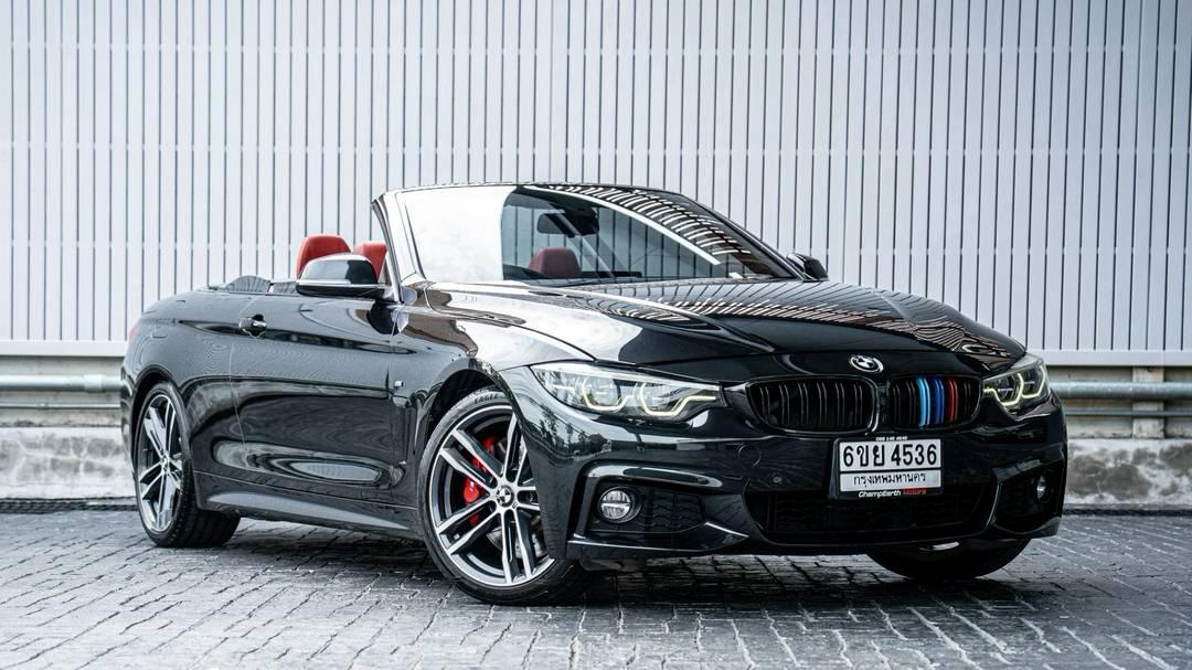 ⚡BMW 430i Cabriolet (LCI) 2018 สีดำ รถมือเดียว ออกศูนย์ BMW Thailand รูปย่อยที่ 3