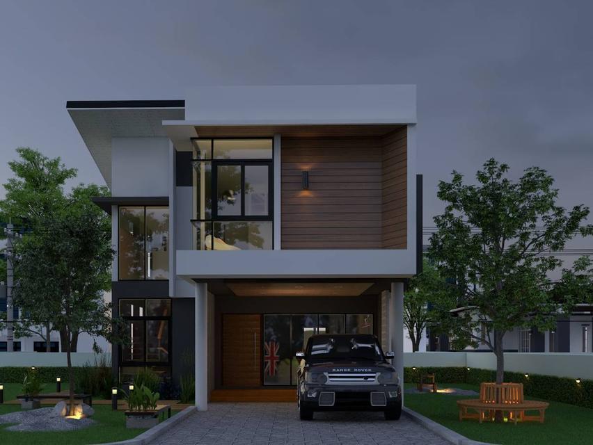 บ้านเดี่ยวทำเลทองฮวงจุ้ยดี 1