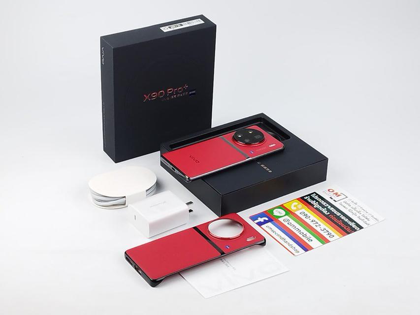 ขาย/แลก Vivo X90 Pro Plus 12/256 Red ใหม่มาก ครบกล่อง เพียง 32,900