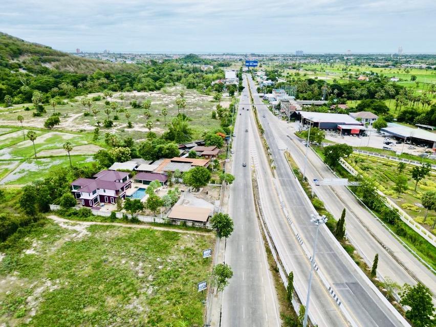 ขายที่ดิน อ.ชะอำ 17 ไร่ 2 งาน ติดถนนเพชรเกษม  ด้านหลังวิวภูเขา 4