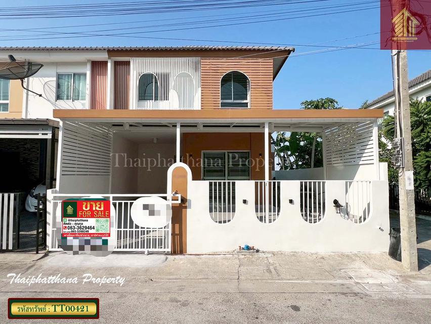 ทาวน์เฮ้าส์หลังมุม รีโนเวทใหม่ บ้านพฤกษา 106/1 บางปู-ตำหรุ 1