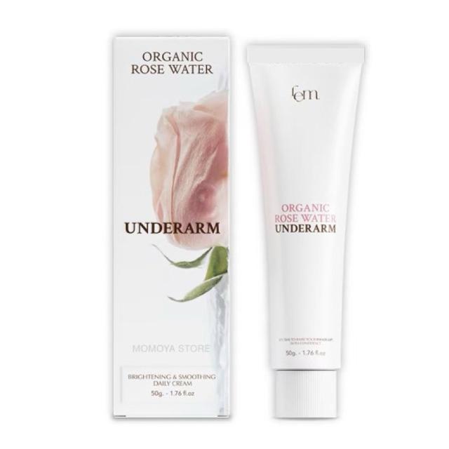 FEM ORGANIC ROSE WATER UNDERARM - ครีมทารักแร้ขาวใส 50กรัม