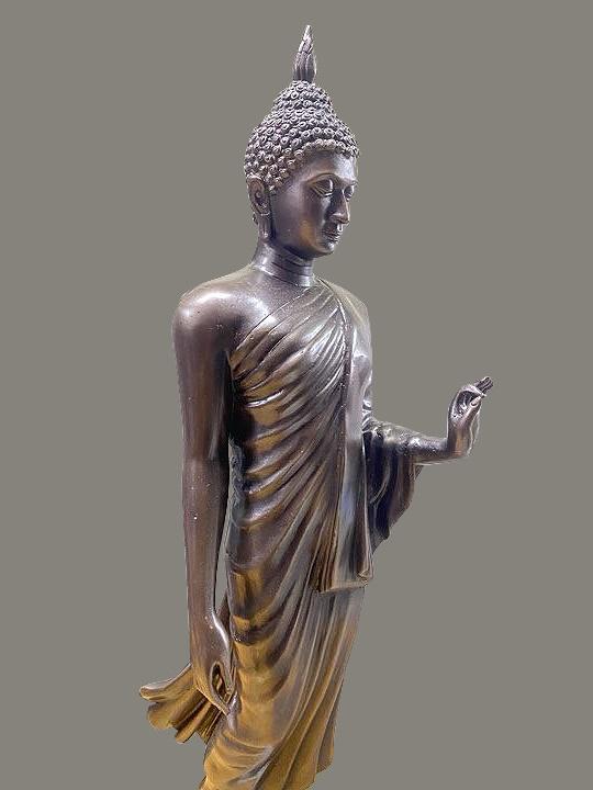 พระ25ศตวรรษ พระพุทธรูป25ศตวรรษ ขนาดสูง21นิ้ว ทองเหลือง 6