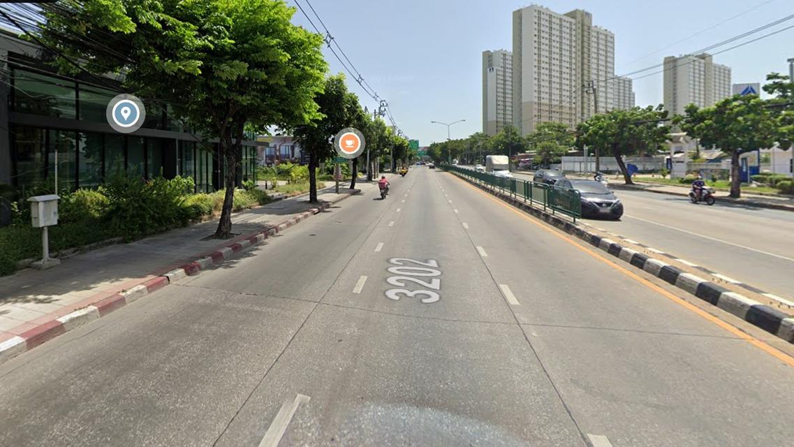 ขายที่ดิน 6 ไร่กว่าๆ ถนนนวมินทร์ ห่างสถานีรถไฟฟ้าสายสีชมพู คู้บอนเพียง 800 เมตร