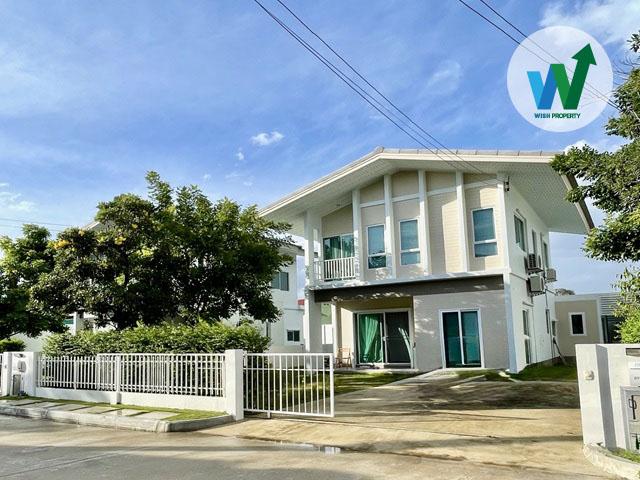 ขายบ้านเดี่ยว 2 ชั้น บางนา-ตราด คณาสิริ บางนา 4 ห้องนอน 3 ที่จอดรถ ต่อเติมครบ ใกล้สนามบิน