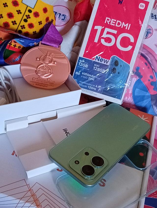 redmi 15c แรม 6/128 เข้าใหม่❗  จอ 6.9" รีเฟรชเลจ 120Hz Cpu Helio G81 แบต 6000 android 15  ครบกล่อง❗ประกันศูนย์ รูปที่ 9