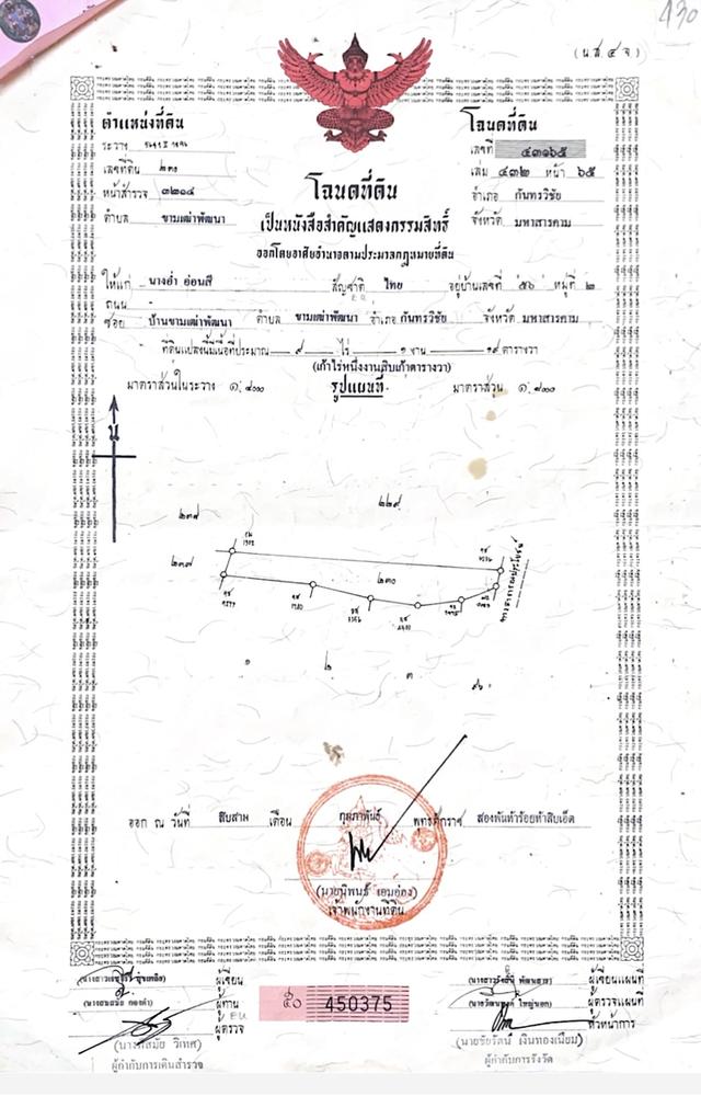 ที่ดินเปล่า เนื้อที่ 9 ไร่ 2 ราน 19 ตารางวา 1
