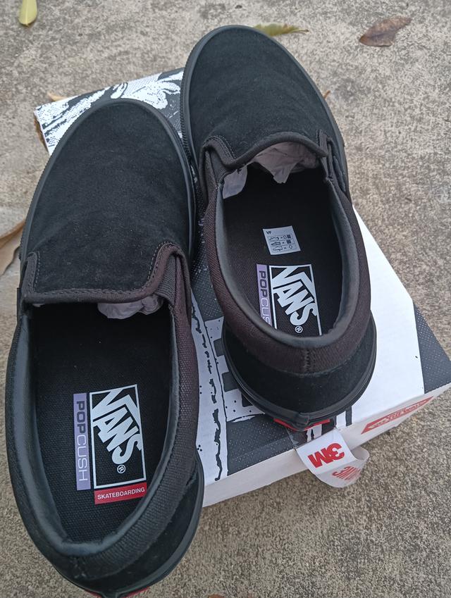 Vans Skate Slip-On PopCush Black/Black US 9 (EU 42 / 27 ซม.)