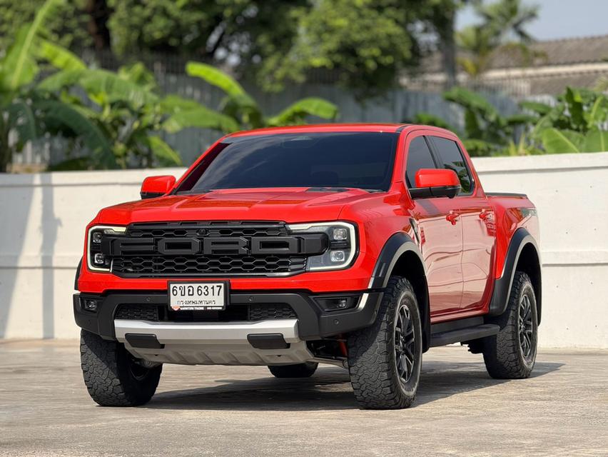 FORD RANGER, 3.0 RAPTOR ECOBOOST 4WD โฉม DOUBLE CAB สีส้ม เกียร์ออโต้ 10 สปีด มือเดียวป้ายแดง ปี2022 🚀🚀 เลขไมล์ 73,000 km.✅✅ราคา 1,218,000 บาท🏦🏦