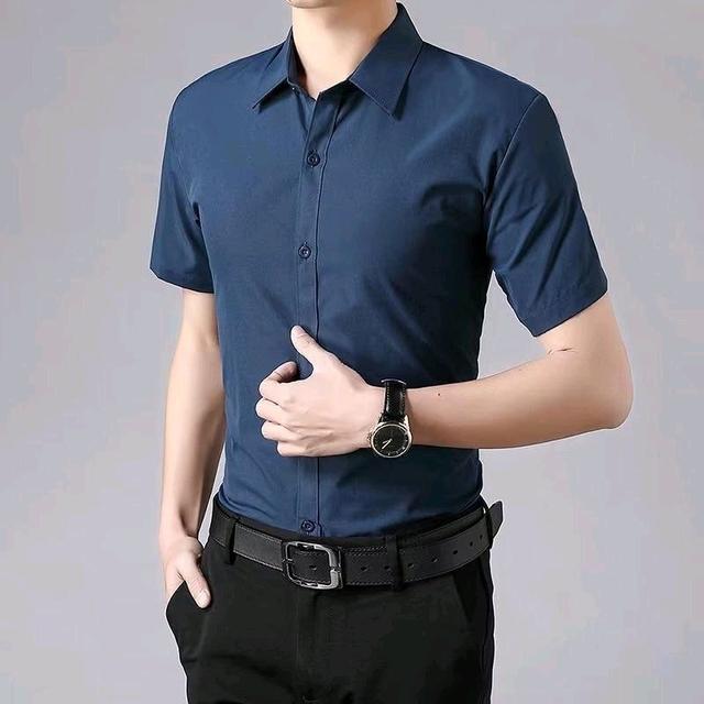เสื้อเชิ้ตแขนสั้น แฟชั่น รูปที่ 3