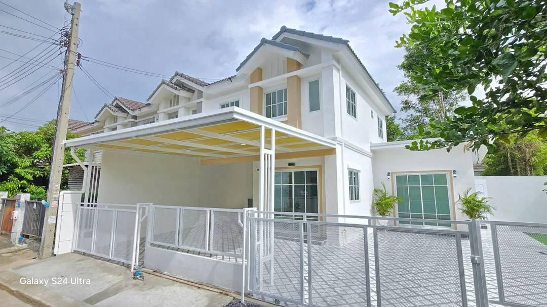 หมู่บ้านพฤกษา76  ซอยแก้วอินทร์ บางใหญ่บ้านแฝด 2 ชั้น หลังมุมในส่วนตัว หลังบ้านติดสวนสาธารณะ 3
