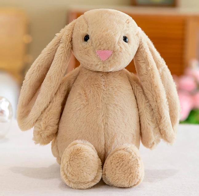 พร้อมส่ง ตุ๊กตากระต่าย หูยาว ตุ๊กตากระต่ายตุ๊กตา ตัวนุ่มน่ากอด ของขวัญวันเกิด 2