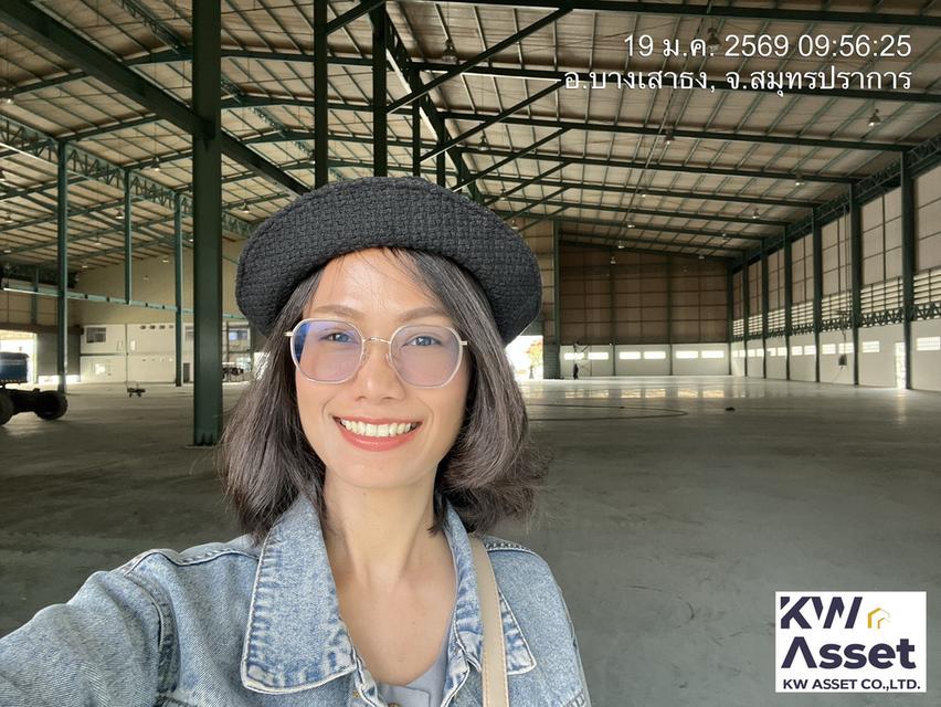 🕋ให้โรงงานให้เช่า 5,508 ตร.ม.📍บางนา-ตราด กม.23 ขาออก  บางเสาธง จ.สมุทรปราการ ที่ดินพื้นที่สีม่วงเข้ม🟪 5