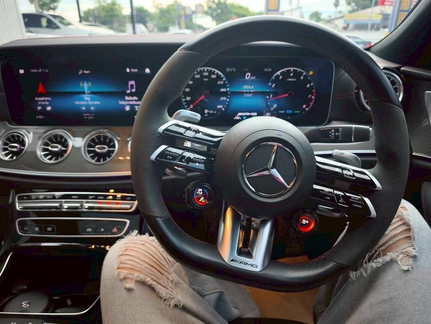 รหัสรถ KPV767 2023 BENZ CLS-53 AMG Facelift สีเทาดำ Miles 21,XXX KM รถสวยเหมือนใหม่