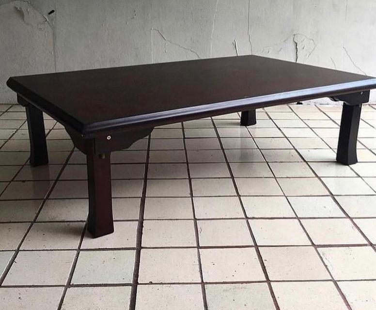 โต๊ะพับญี่ปุ่น สีดำสนิท
